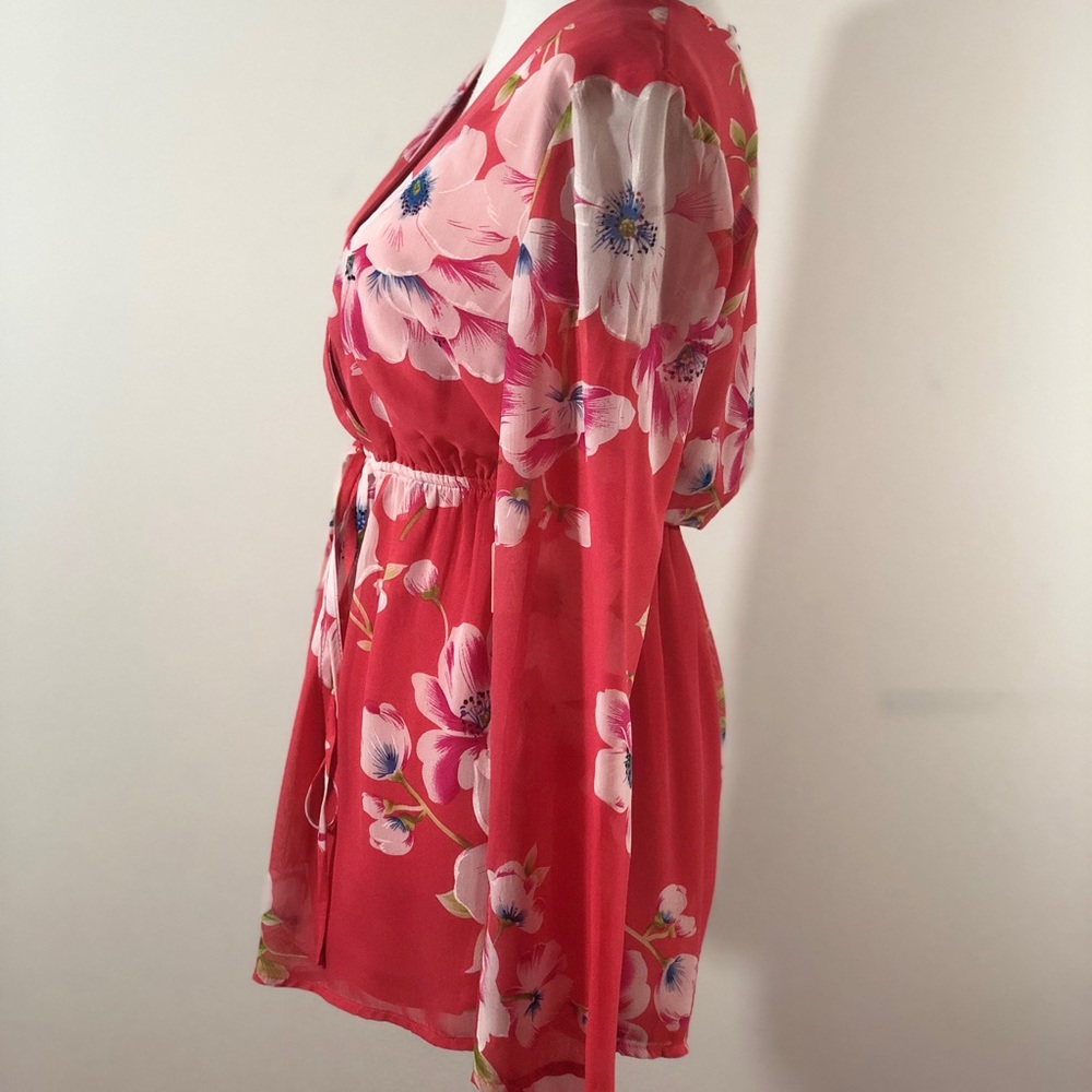 Pink Floral Romper - Picture 2 of 3